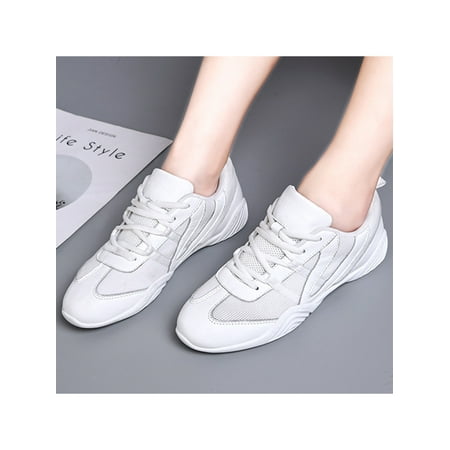 Lacyhop Men Sport Comfort Round Toe Cheerleading Shoe Women Training Lightweight Lace Up Dance Sneakers Breathable Anti-Slip Cheer Shoes White 3Y/5
Lacyhop Men Sport Comfort Round Toe Cheerleading Shoe Women Training Lightweight Lace Up Dance Sneakers Breathable Anti-Slip Cheer Shoes White 3Y/5
