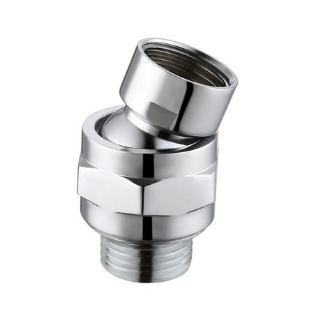 1X Shower Head Connector Swivel Adapter Water Flow Ball Joint Accessories