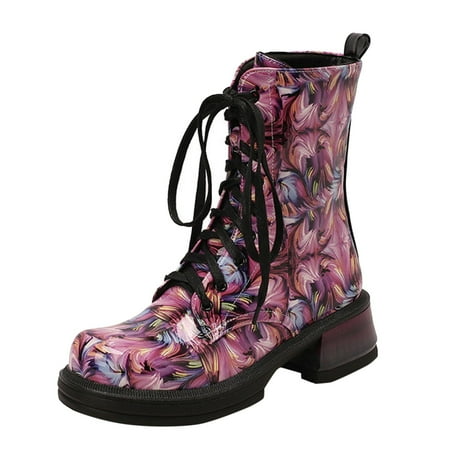 Women Fashion Boots Women Ankle Boots Autumn And Winter Fashionable New Camouflage Cool Foreign Trade Large Comfortable Round Toe Square Heel
Women Fashion Boots Women Ankle Boots Autumn And Winter Fashionable New Camouflage Cool Foreign Trade Large Comfortable Round Toe Square Heel
