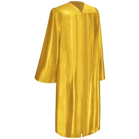 Endea Church Shiny Choir Robe (66 (6 9 - 6 11 ) Gold)
