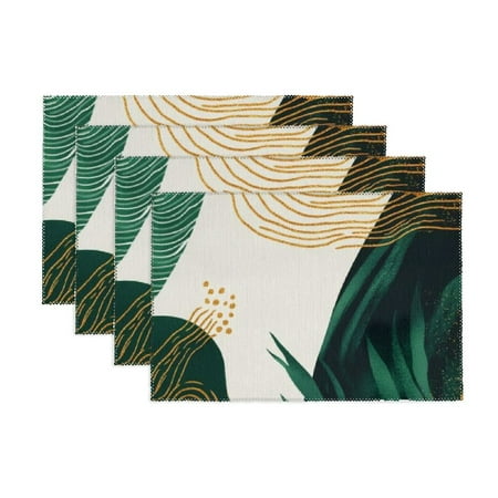Fenyluxe Boho Placemats Modern Minimalist Art Abstract Geometric Sun Plant Print Washable Placemats Table Kitchen Dining Party Set of 4 11.8*17.7in
Fenyluxe Boho Placemats Modern Minimalist Art Abstract Geometric Sun Plant Print Washable Placemats Table Kitchen Dining Party Set of 4 11.8*17.7in