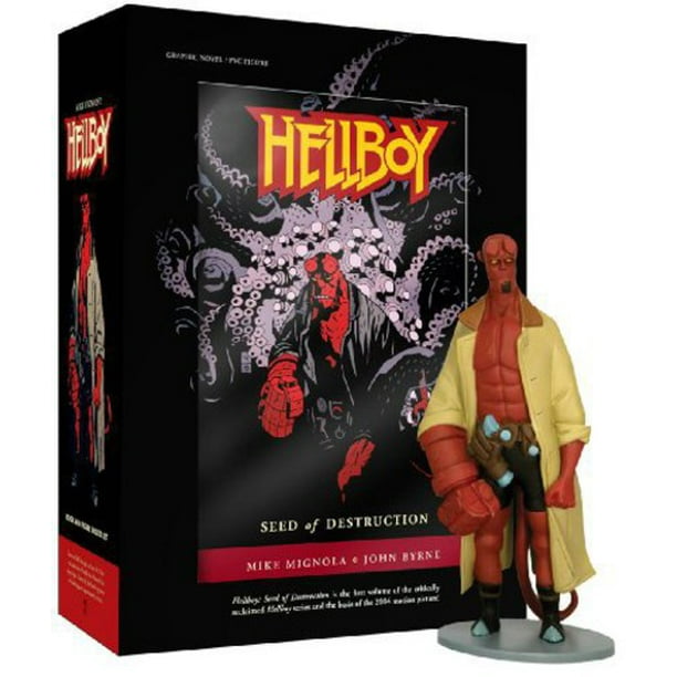 HELLBOY BOOK & FIGURE SET