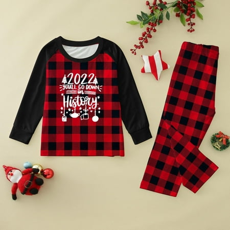 ERTUTUYI Christmas Family Matching Clothing Holiday Plaid Parent Child Clothing Childrens Models Black 130
ERTUTUYI Christmas Family Matching Clothing Holiday Plaid Parent Child Clothing Childrens Models Black 130