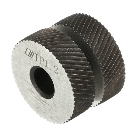 Uxcell 26x8x8mm Knurling Wheel Kit 1.2mm Pitch Diamond Wheel Linear Knurl 2 Pack