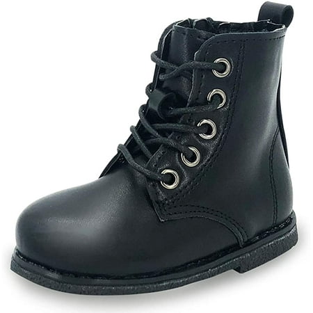 Toddler Boys Girls Hiking Boots Waterproof Non Slip Warm Winter Ankle Oxford Shoes Kids Rain Snow Boots(Toddler/Littler Kid)