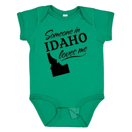 Inktastic Someone in Idaho Loves Me Gift Baby Boy or Baby Girl Bodysuit