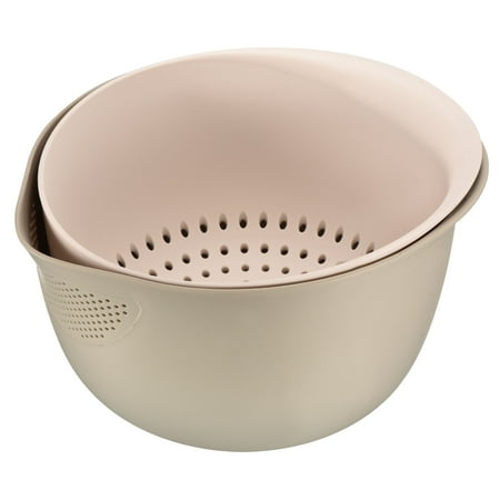 Uxcell Rice Strainer and Kitchen Colander Set Double Layered Drain Basket Vegetables Fruit Colander-Grey
Uxcell Rice Strainer and Kitchen Colander Set Double Layered Drain Basket Vegetables Fruit Colander-Grey