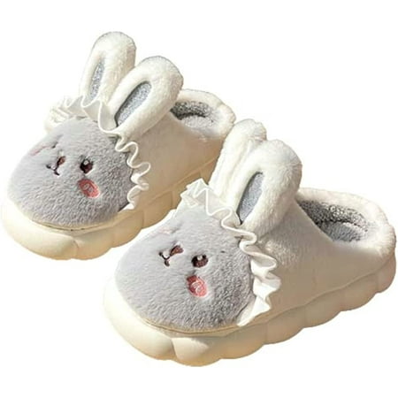CoCopeaunt Cute Rabbit Fluffy House Slippers for Women Girls Warm Soft Heel Cover Kawaii House Shoes Indoor Outdoor
CoCopeaunt Cute Rabbit Fluffy House Slippers for Women Girls Warm Soft Heel Cover Kawaii House Shoes Indoor Outdoor