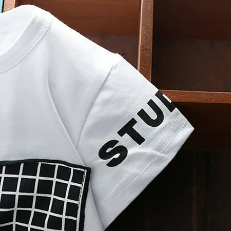 EHTMSAK Infant Baby Toddler Children Girl Boy 2PCS Outfits T Shirts and Pants Set Clothing Set Summer Letter Print Short Sleeve Dark Blue 6M-2Y M
EHTMSAK Infant Baby Toddler Children Girl Boy 2PCS Outfits T Shirts and Pants Set Clothing Set Summer Letter Print Short Sleeve Dark Blue 6M-2Y M