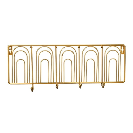 Iron Art Hook Rack Wall Mounted Hook Home Clothes Organizer Door Rear Row Hook Door Back Hanger for Kitchen Bathroom (Size L)
Iron Art Hook Rack Wall Mounted Hook Home Clothes Organizer Door Rear Row Hook Door Back Hanger for Kitchen Bathroom (Size L)