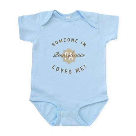 CafePress - Someone In Pennsylvania Body Suit - Baby Light Bodysuit Size Newborn - 24 Months
CafePress - Someone In Pennsylvania Body Suit - Baby Light Bodysuit Size Newborn - 24 Months