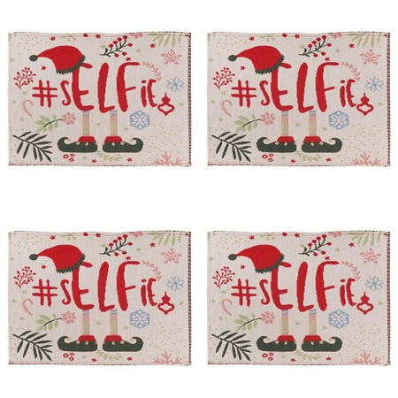 Elf Watercolor Merry Christmas Placemats for Dining Table 13 x 17 Inch Seasonal Winter Blessing Xmas Holiday Rustic Vintage Washable Table Mats Set of 4
Elf Watercolor Merry Christmas Placemats for Dining Table 13 x 17 Inch Seasonal Winter Blessing Xmas Holiday Rustic Vintage Washable Table Mats Set of 4
