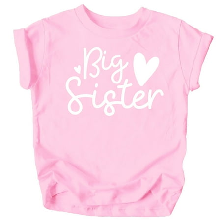 Olive Loves Apple Cursive Big Sister Hearts Sibling Reveal T-Shirt for Baby and Toddler Girls Sibling Outfits Pink Shirt
Olive Loves Apple Cursive Big Sister Hearts Sibling Reveal T-Shirt for Baby and Toddler Girls Sibling Outfits Pink Shirt