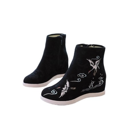 Tenmix Ladies Comfort High Top Shoes Wedding Non-Slip Vintage Casual Slip Resistant Booties Black 6.5
Tenmix Ladies Comfort High Top Shoes Wedding Non-Slip Vintage Casual Slip Resistant Booties Black 6.5
