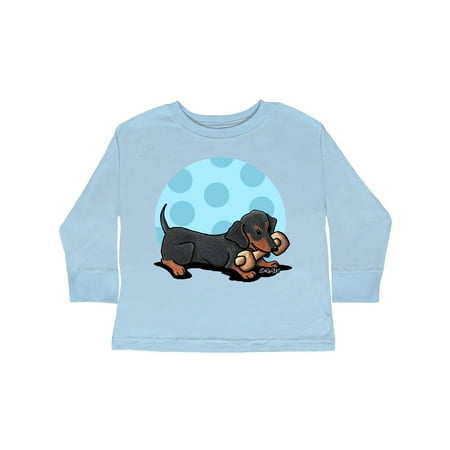 Inktastic Wiener dog (Dachshund) with Bone Gift Toddler Boy or Toddler Girl Long Sleeve T-Shirt
Inktastic Wiener dog (Dachshund) with Bone Gift Toddler Boy or Toddler Girl Long Sleeve T-Shirt