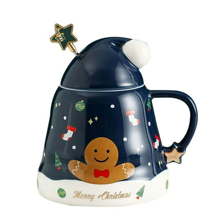500ml Christmas Hat Shape Ceramic Coffee Mug with Lid Spoon Tea Milk Cup Gift
500ml Christmas Hat Shape Ceramic Coffee Mug with Lid Spoon Tea Milk Cup Gift