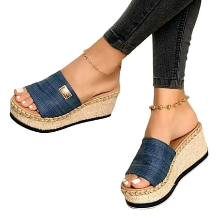 Women s Thick-soled Sandals Casual Beach Sandals for Outdoor School Performances Blue 43
Women s Thick-soled Sandals Casual Beach Sandals for Outdoor School Performances Blue 43