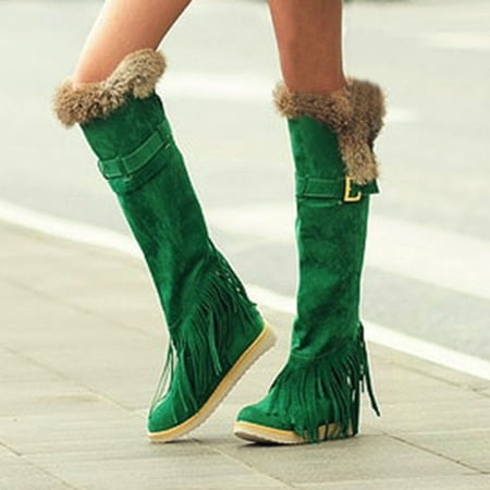 ZMHEGW Women Boots Winter Breathable Tassel Flats Retro Suede Thermal Colors Thigh Boots Shoes
ZMHEGW Women Boots Winter Breathable Tassel Flats Retro Suede Thermal Colors Thigh Boots Shoes