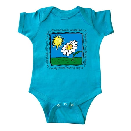 Inktastic Answer To Prayer Gift Baby Boy or Baby Girl Bodysuit