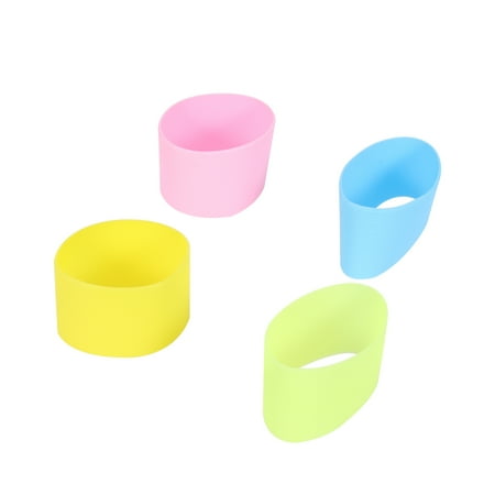 NICEXMAS 4pcs Solid Color Silicone Heat-resistant Cup Sleeve Protective Non-slip Water Glass Cover for Bottle Mug (Green+Light Blue+Pink+Yellow)
NICEXMAS 4pcs Solid Color Silicone Heat-resistant Cup Sleeve Protective Non-slip Water Glass Cover for Bottle Mug (Green+Light Blue+Pink+Yellow)