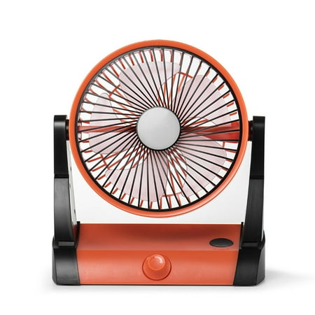 Camping Fan with LED Lantern 10000Mah 8.9-Inch Rechargeable Outdoor Tent Fan 180°Head Rotation Stepless Speed and Quiet Battery Operated USB Fan for Picnic