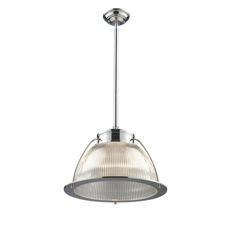 1-Light Pendant in Polished Chrome Finish