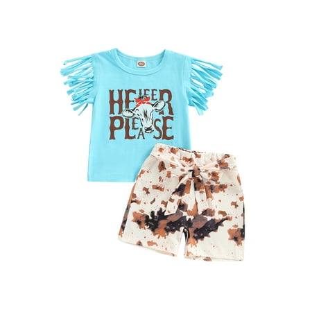 Kids Baby Girls Summer Outfit Letter Print Sleeveless Tops with Tassels and Casual Elastic Shorts
Kids Baby Girls Summer Outfit Letter Print Sleeveless Tops with Tassels and Casual Elastic Shorts