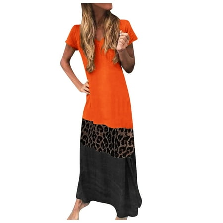 Women s Dress Shoes Women Short V-Neck Dress Long Fashion Leopard Patchwork Sleeve Summer Women s Dress
Women s Dress Shoes Women Short V-Neck Dress Long Fashion Leopard Patchwork Sleeve Summer Women s Dress