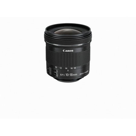 Canon EF-S 10-18mm f/4.5-5.6 IS STM Wide Angle Zoom/Image Stabilizer Lens Kit for Canon - International Version