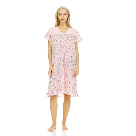 825 Womens Nightgown Sleepwear Pajamas - Woman Short Sleeve Sleep Dress Nightshirt Pink M
825 Womens Nightgown Sleepwear Pajamas - Woman Short Sleeve Sleep Dress Nightshirt Pink M