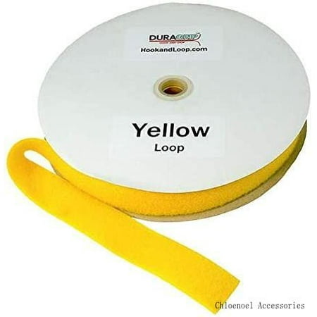 ® brand - 2 yellow loop sew-on | loop side only hook side sold separately