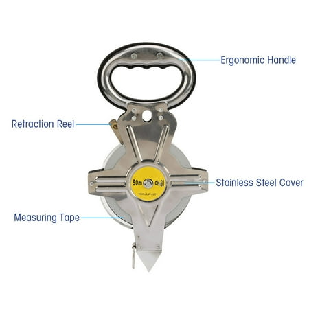 Ymiko Measuring Tape Ergonomic Tape Ruler Surveying Tool For Construction Carpenter Contractor Tool
Ymiko Measuring Tape Ergonomic Tape Ruler Surveying Tool For Construction Carpenter Contractor Tool