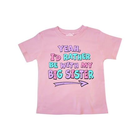 Inktastic Yeah I d Rather be with My Big Sister Pink Blue Purple Gift Toddler Boy or Toddler Girl T-Shirt
Inktastic Yeah I d Rather be with My Big Sister Pink Blue Purple Gift Toddler Boy or Toddler Girl T-Shirt