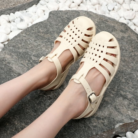 Adult Spring and Summer Soft Bottom Toe Sandals Women‘s Hollow Hole Shoes Jelly Shoes Beach Sandals Plastic Shoes
Adult Spring and Summer Soft Bottom Toe Sandals Women‘s Hollow Hole Shoes Jelly Shoes Beach Sandals Plastic Shoes