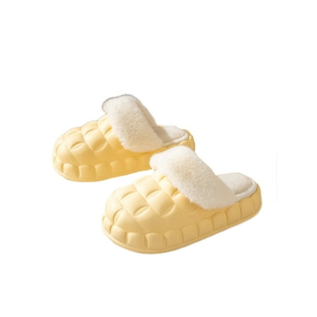 Crocowalk Unisex House Shoes Plush Clog Slipper Slip On Slippers Casual Fluffy Home Shoe Womens Lightweight Platform Light Yellow 8.5-9
Crocowalk Unisex House Shoes Plush Clog Slipper Slip On Slippers Casual Fluffy Home Shoe Womens Lightweight Platform Light Yellow 8.5-9