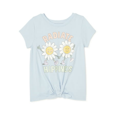 Garanimals Toddler Girls Short Sleeve Tie Front T-Shirt Sizes 12M-5T