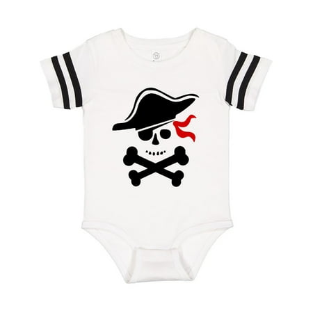 Inktastic Pirate Skull and Cross Bones Gift Baby Boy or Baby Girl Bodysuit