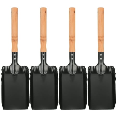 TOYMYTOY 4pcs Fireplace Shovel Home Ash Shovel Cleaning Shovel Multifunctional Ash Shovel