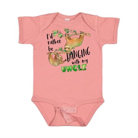 Inktastic Id Rather Be Hanging with My Uncle- Cute Sloths Gift Baby Boy or Baby Girl Bodysuit
Inktastic Id Rather Be Hanging with My Uncle- Cute Sloths Gift Baby Boy or Baby Girl Bodysuit