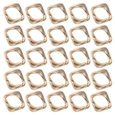 100pcs Simple Rose Gold Chains Delicate DIY Chains Practical Hip Hop Chains