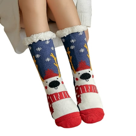 Fuzzy Socks Cute Colorful Warm Plush Soft Slipper Sock Sleep Stocking For Women Girls Blue Christmas
Fuzzy Socks Cute Colorful Warm Plush Soft Slipper Sock Sleep Stocking For Women Girls Blue Christmas