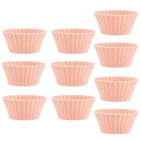 LHMSGG 10Pcs Muffin Cup Flexible Non-stick Silicone Holiday Party Cupcake Liner for Household
LHMSGG 10Pcs Muffin Cup Flexible Non-stick Silicone Holiday Party Cupcake Liner for Household