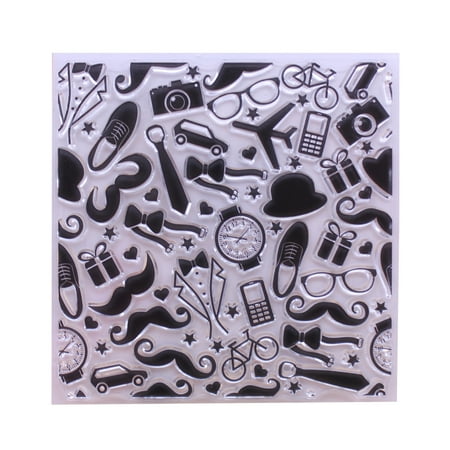 OOKWE Business Travel Hats Shoes Watches Clear Stamp Seal Handmade Crafts Embossing