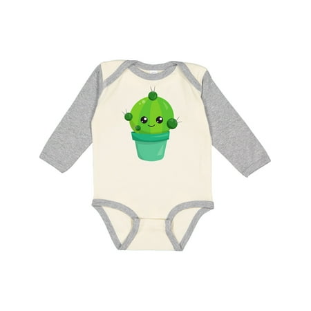 Inktastic Little Green Cactus In A Pot Smiling Cactus Gift Baby Girl Long Sleeve Bodysuit
Inktastic Little Green Cactus In A Pot Smiling Cactus Gift Baby Girl Long Sleeve Bodysuit