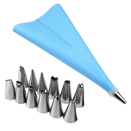 14 PCS/Set Cake Decorating Tips Set Icing Piping Cream Pastry Bag 12 pcs Stainless Steel Nozzle Set DIY Cake Decorating Tools
14 PCS/Set Cake Decorating Tips Set Icing Piping Cream Pastry Bag 12 pcs Stainless Steel Nozzle Set DIY Cake Decorating Tools