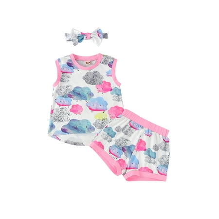 Imcute Baby Girl Summer Clouds Sleeveless Vest Tops Short Pants 3pcs Outfits Clothes
Imcute Baby Girl Summer Clouds Sleeveless Vest Tops Short Pants 3pcs Outfits Clothes