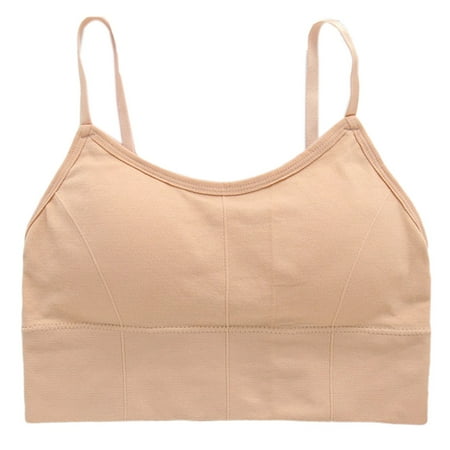 JUNTEX Women Ribbed Seamless Bra Padded Wrapped Chest Tube Top Sports Solid Color Vest
JUNTEX Women Ribbed Seamless Bra Padded Wrapped Chest Tube Top Sports Solid Color Vest