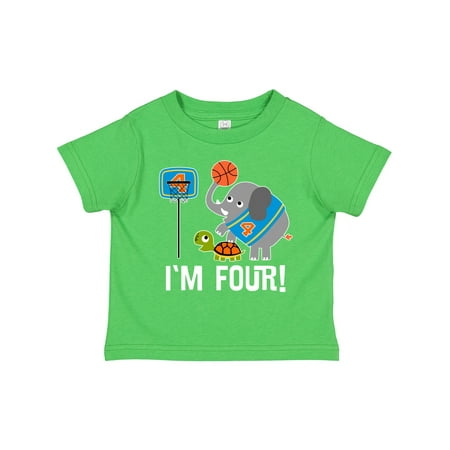 Inktastic Basketball 4th Birthday for 4 Year Old Gift Toddler Boy Girl T-Shirt
Inktastic Basketball 4th Birthday for 4 Year Old Gift Toddler Boy Girl T-Shirt