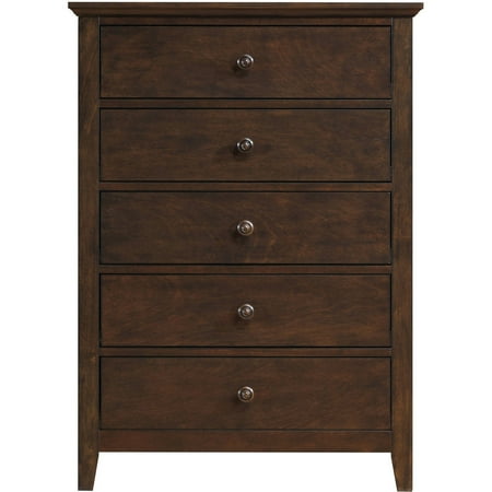 Better Homes and Gardens Easthaven 5-Drawer Chest, Mocha