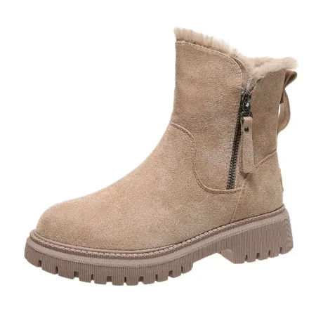 Women‘s Winter Thermal Zipper Short Boots Solid Color Round Toe Faux Leather Shoes Women‘s Footwear
Women‘s Winter Thermal Zipper Short Boots Solid Color Round Toe Faux Leather Shoes Women‘s Footwear